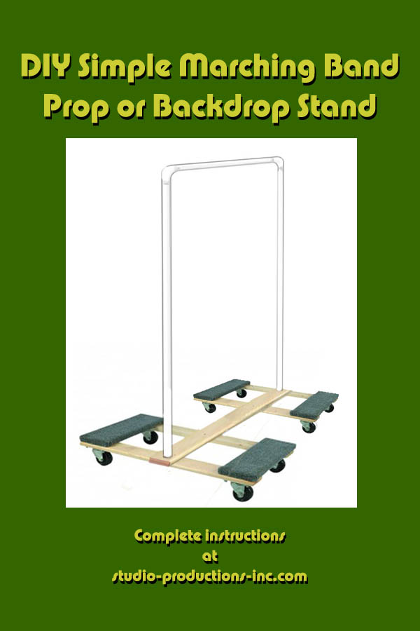 DIY Marching Band Prop Stand