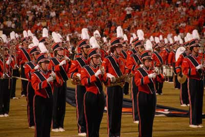 Marching Band Stadium Shot for Field Props